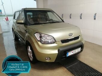 Kia Soul 1.6i  91.Kw R. V. 2010 1.Majitel