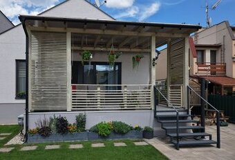 Drevenná pergola na terasu