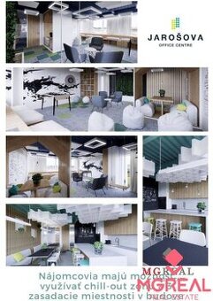Flexibilné kancelárske priestory 342m2, Jarošova ul., Nové M