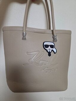 Karl Lagerfeld kabelka krémová