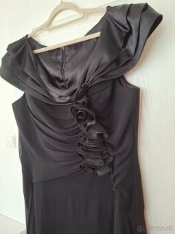 Šaty spoločenské čierne 50 - 52