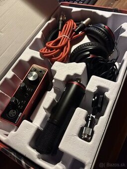 Predám studio set Focusrite Scarlett Solo Studio 4th gen.