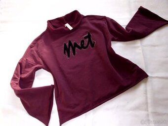 Met dámska mikina baklažánová  M-L