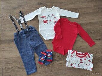 Vianočné oblečenie veľ. 86 - 1