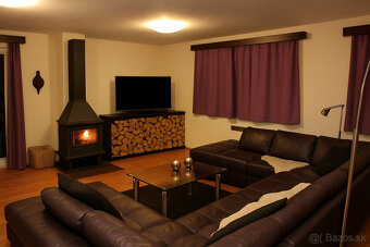 Mezonetový apartmán s balkónom a krbom v Oščadnica
