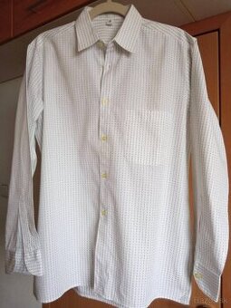 Biela pásikavá košeľa