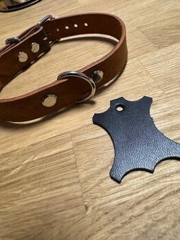 Obojok pre psa - pravá koža