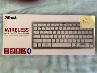 Predam Novú klavesnicu TRUST Wireless Bluetooth