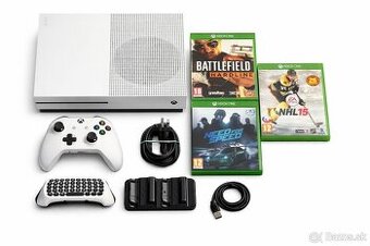 XBOX Microsoft Xbox One S 500GB + Darček nabíjacia stanica