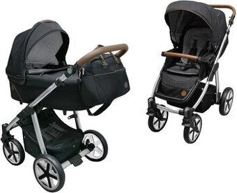 Kočík BabyDesign Dotty sivý