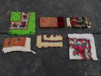 Predám starodávne kašmírové šatky a šál