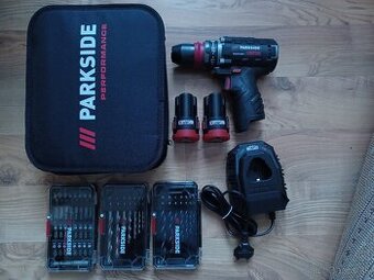 PARKSIDE  Aku vŕtací skrutkovač s príslušenstvom 12 V PBSPA