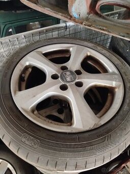 Predám elektróny 5x100r15 185/60r15