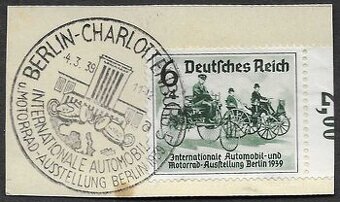 NEMECKO💥Reich (AARI.949.) 1939 Automobile Exhibition in Ber