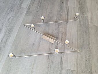 IKEA stropné bodové svietidlo GU10 6x – chróm / nikel