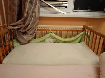 Drevenna retro postieľka 120 x 60