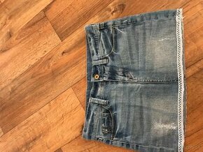 RALPH LAURENT originál jeansova damska sukna 26