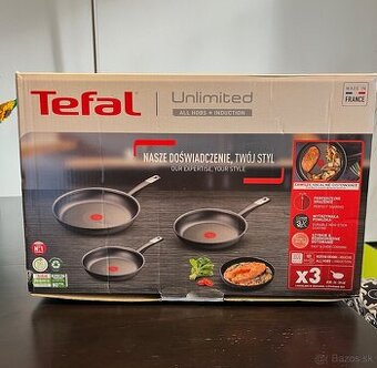 Tefal panvice Unlimited 20/24/28 cm titán, indukcia