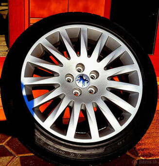 alu R18 5x108, senzory, zimné pneu, orig. Peugeot