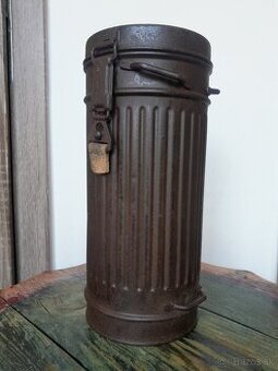Nemecký kanister na plynovú masku M38 Wehrmacht WW2