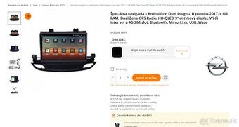 Android autorádio s navigáciou