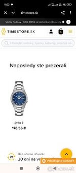 Hodinky Emporio Armani,Seiko,Polo, Klasické pánske