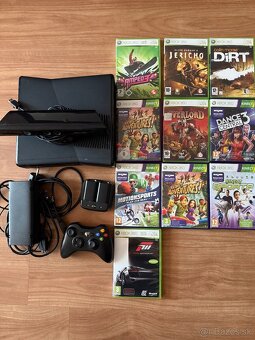 Predám Xbox 360 + Kinect + hry