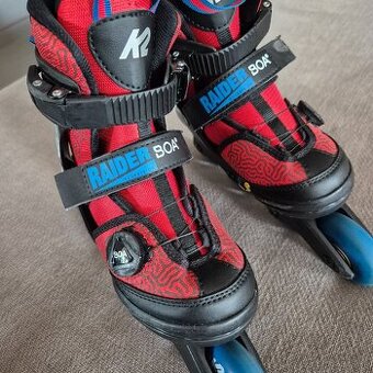 Detské inline korčule K2 Raider BOA EUR29-34