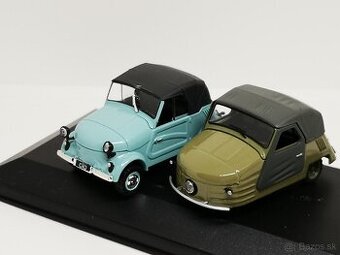 Predám zberateľské modely autíčok SMZ S 3a , S1L, 1:43