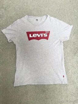 🩶 Levi’s pánske tričko sivé – veľkosť M