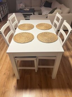 Rozkladací Stol a stoličky IKEA len spolu