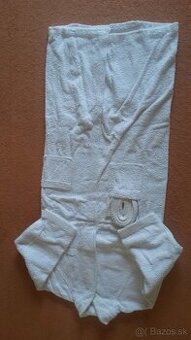 Predam lacno_župany biele/ružový - perfekt stav_ziadne p