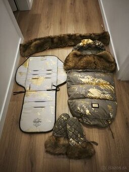 Zimný fusak Bjallra s doplnkami