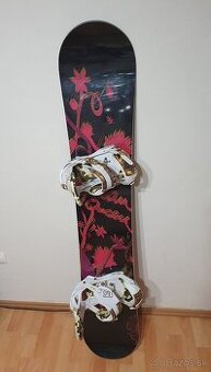 Predám snowboard zn. Queen African Stuf 155cm
