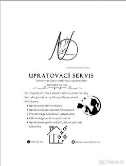 Upratovanie domacnosti Nettoya Poprad