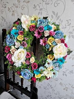 Boho veniec na dvere