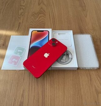 iPhone 14 128 gb Red - komplet príslušenstvo, záruka