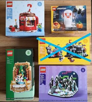 Lego NOVÉ 40701, 40772, 40776, 40785,
