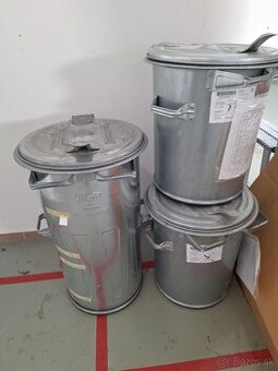 Plechove odpadove nadoby