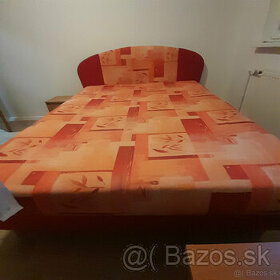 Manželská posteľ vo veľmi dobrom stave bez poškodení, 160x20 - 1