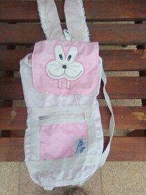 Ružový ruksak-zajačik - 1