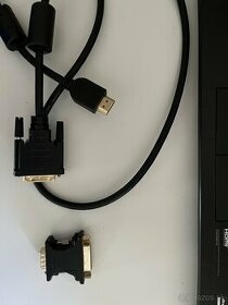 Kabel DVI+redukcie DVI na VGA