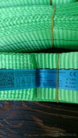 Prevažacie zdvíhacie textilné pasy (gurtne) oceľové lano