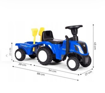 Traktor s vlečkou