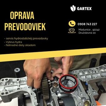 Oprava/Repas hydrostatická prevodovka