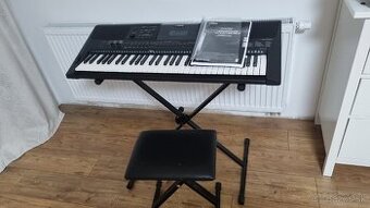 Yamah PSR- E453 + stojan + stolička