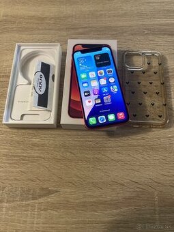 iPhone 12 Mini / 64GB Product Red /nova batéria/ TOP stav
