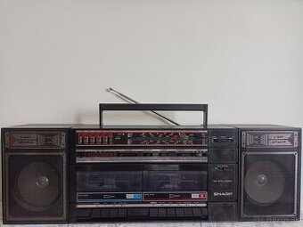Sharp WF372H bk, radiomagnetofon Japan originální
