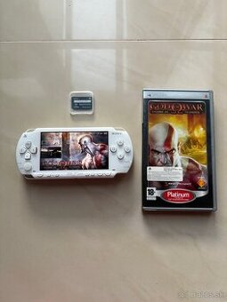 Japan Playstation Portable (PSP) White 1000 + God Of War