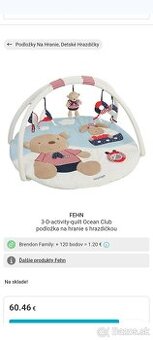 Hracia deka pre bábätko baby fehn
